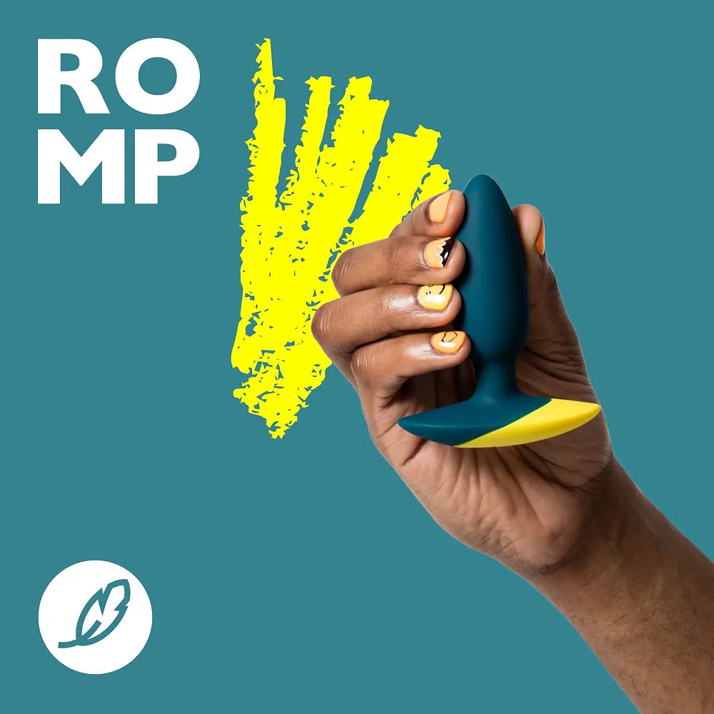 ROMP 4-Inch Waterproof Silicone Prostate Massager with 6 Vibration Modes