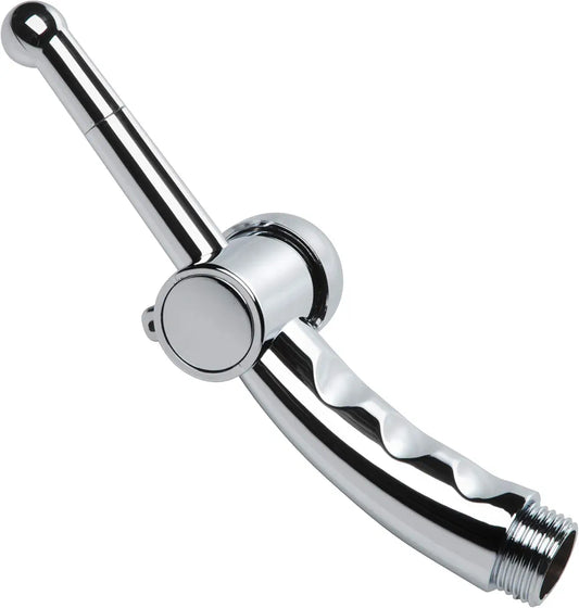 High-Pressure Shower Cleansing Nozzle with Adjustable Flow Regulator