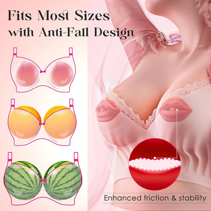 App-Controlled Adjustable Vibrating Nipple Clamps with Storage Case