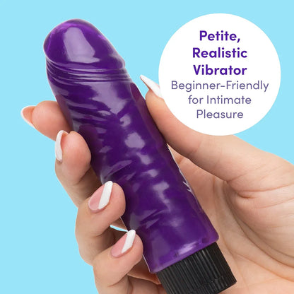 Lovehoney 5-Inch Realistic Multispeed Vibrating Dildo - Purple