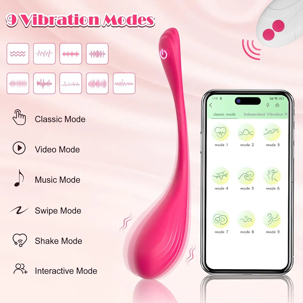Premium App-Controlled Wearable Bullet Vibrator for Couples - Discreet G-Spot and Clitoral Stimulator