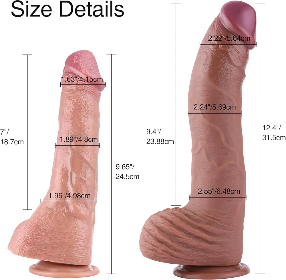 Hismith Squirting Dildo & Lube Launcher 2.0 Pro Set with App, Remote, and Dual Ejaculating Attachments