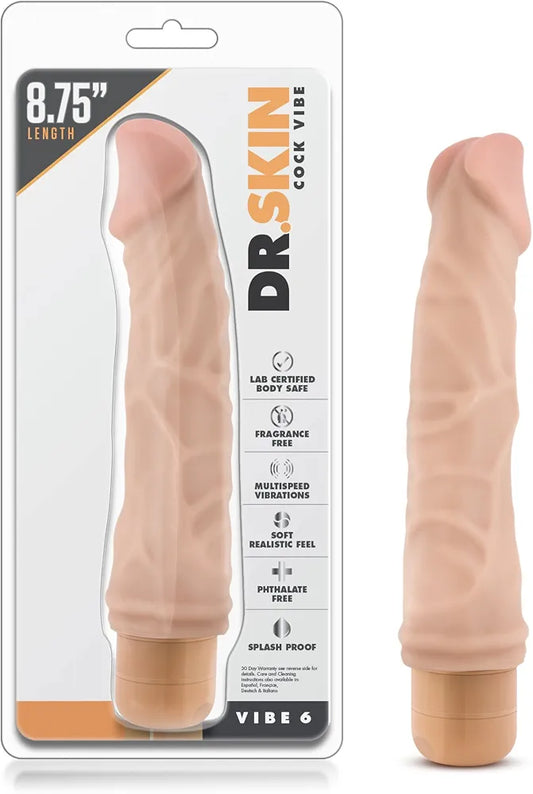 9-Inch Realistic Vibrating Dildo with Flexible Shaft and Deep Stimulation Features