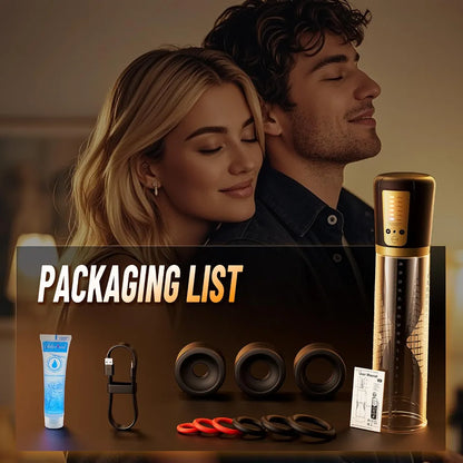 Male Penis Pump Sex Toys, Automatic Enlargers & Extend Pump for Men with 5 Training Modes, Adult Toys for Men Electric Penis Entender Erection Pumps, Sex Toys - Pumps & Enlargers 