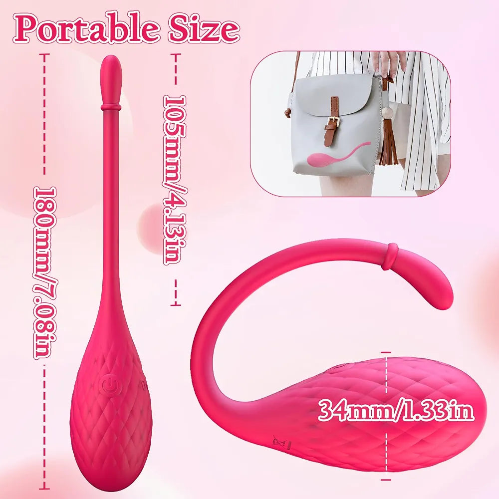 9-Mode Couples Vibrating Dildo for Clitoral, G-Spot, and Anal Stimulation