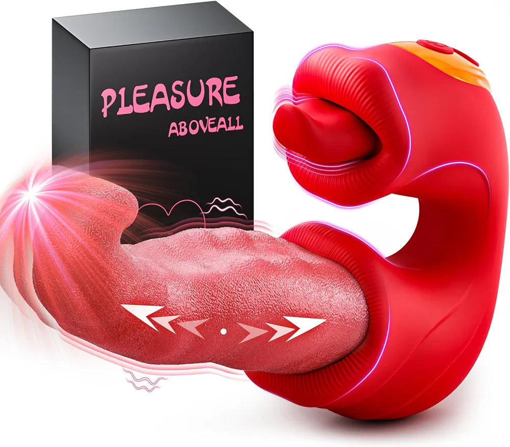 Toendi 10-Mode Thrusting and Licking G-Spot Vibrator for Women