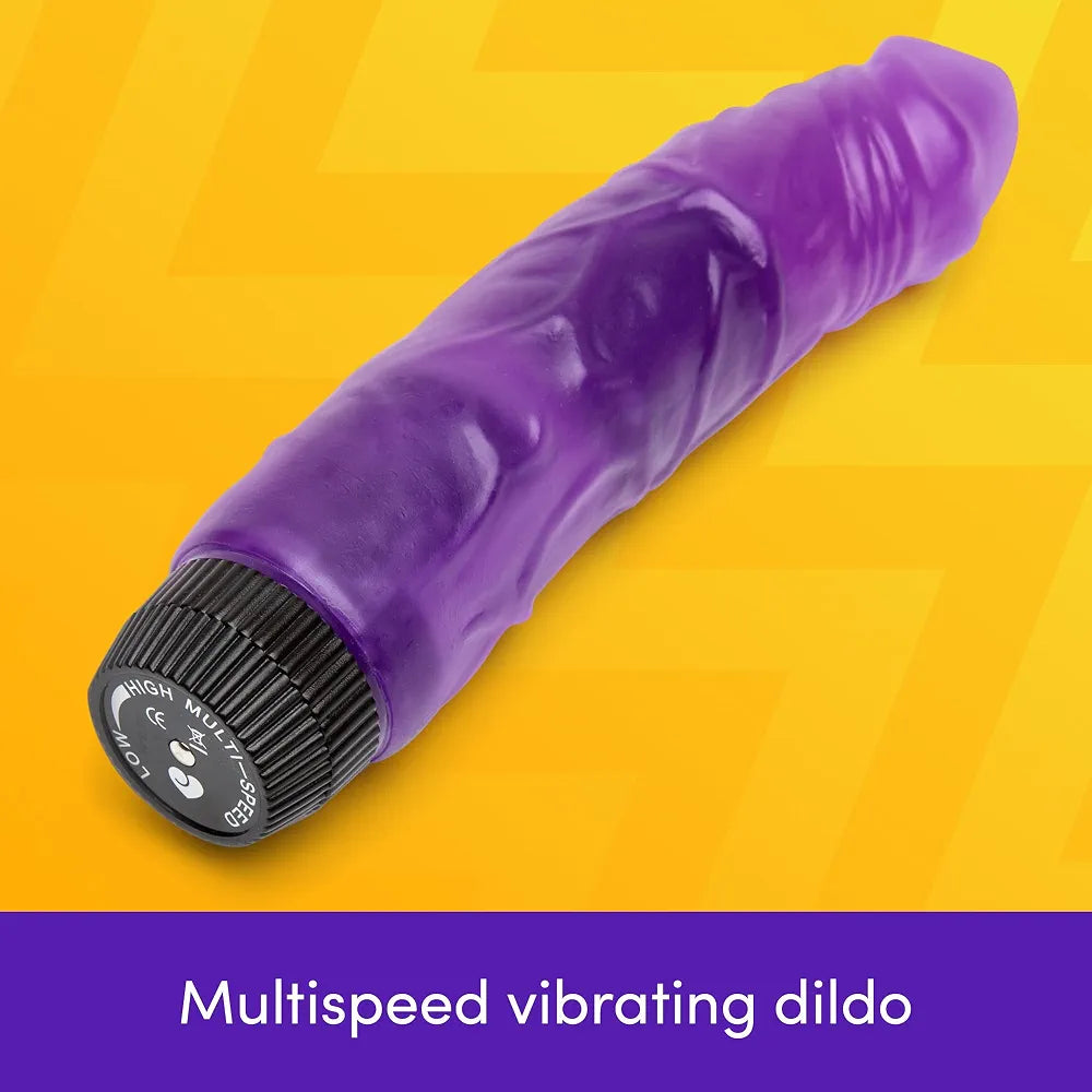 Sensual 6.5-Inch Realistic Veiny Vibrating Dildo with Multi-Speed Stimulation