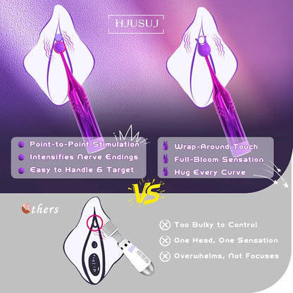 Premium High-Frequency Bullet Wand Vibrator for Targeted Clitoral and G-Spot Stimulation