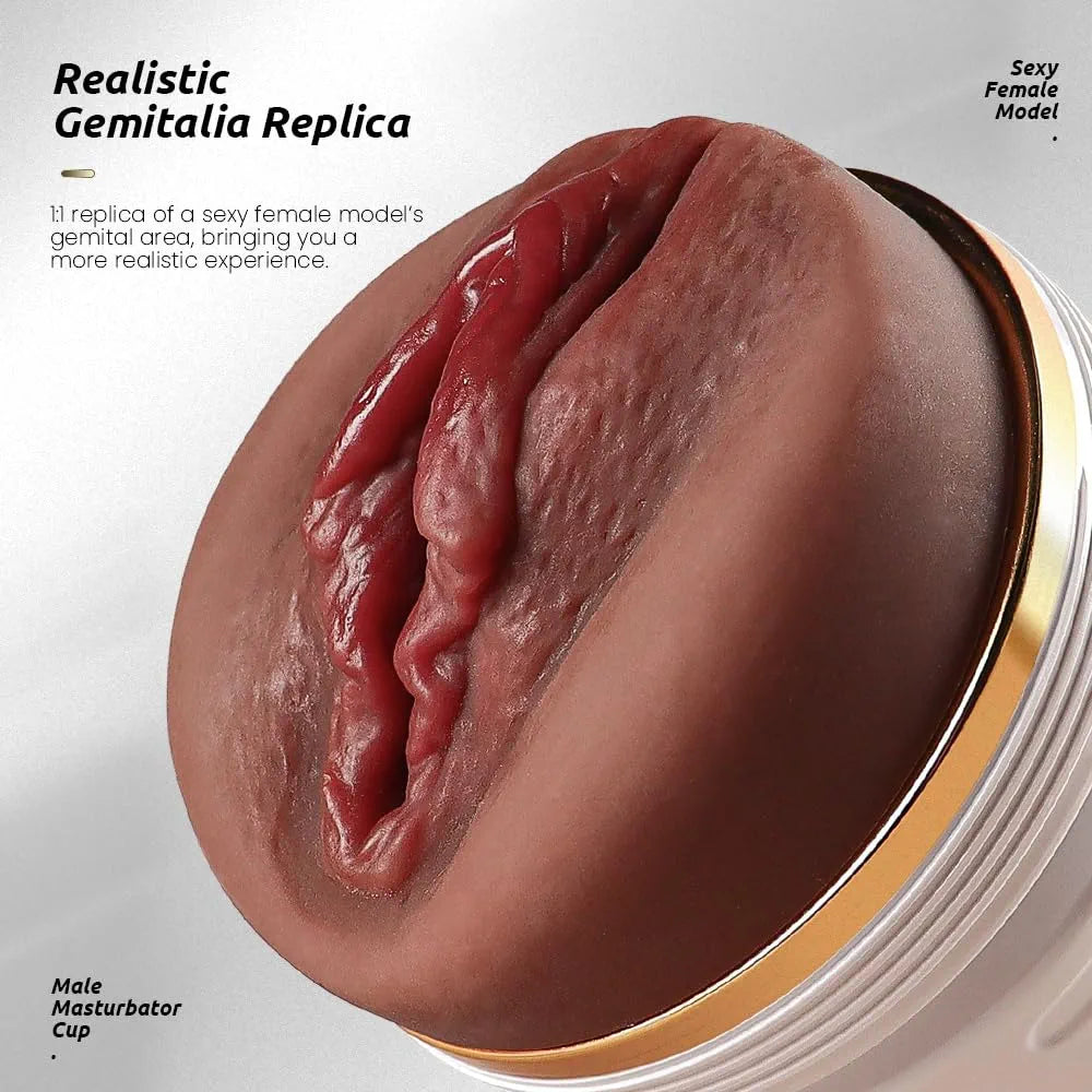 Realistic 7.5-Inch Textured Pocket Vagina Masturbator for Men