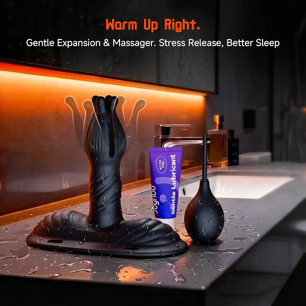 Beisar AI-Sync App-Controlled Prostate Massager with 9 Vibration Modes and Suction Base