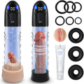 Electric Penis Pump Adult Sex Toys for Men Automatic Enlargers & Extend Pump for Men with 10 Erection Training Modes Male Masturbator Male Penis Pump Entender Pumps & Enlargers 
