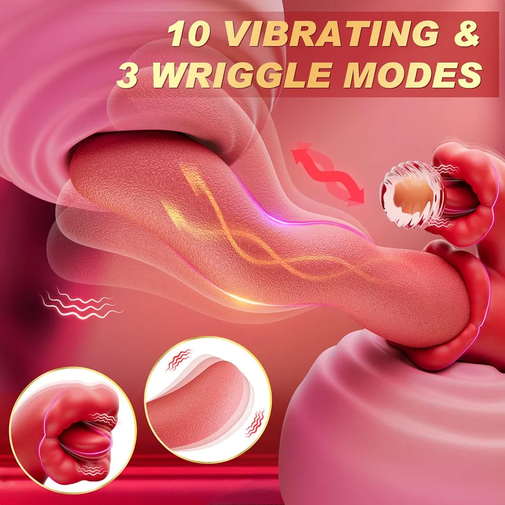 Rabbit G-Spot Vibrator with Licking and Thrusting Modes