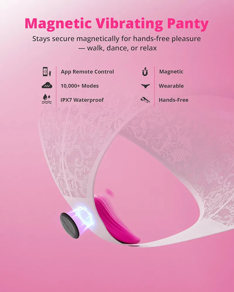 Ferri App-Controlled Wearable Panty Vibrator for Couples