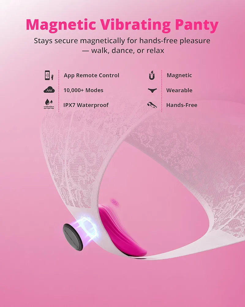 Ferri App-Controlled Wearable Panty Vibrator for Couples