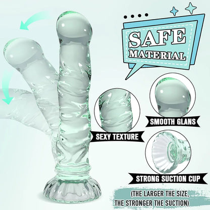 4-Piece Silicone Anal Training Kit with Suction Base for Beginners and Advanced Users