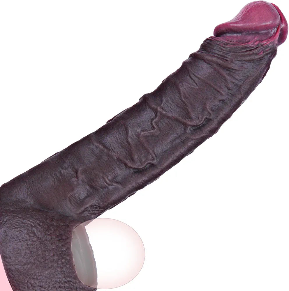 Umania 7.5-Inch Realistic Silicone Penis Sleeve and Cock Ring Extender for Enhanced Erection and Delay