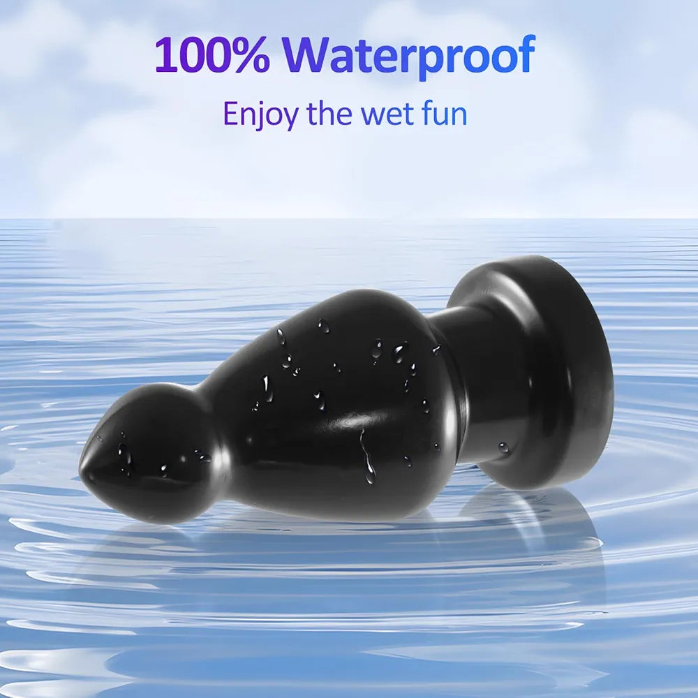 Premium Extra-Large Silicone Anal Training Beads with Suction Base