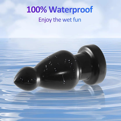 Premium Extra-Large Silicone Anal Training Beads with Suction Base