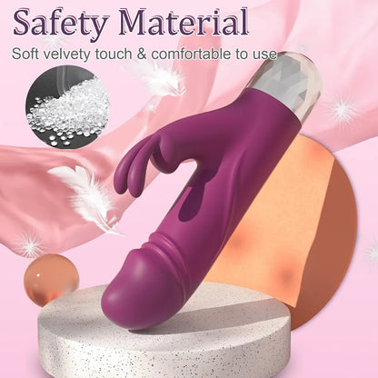 12-Mode Silicone G-Spot and Clitoral Vibrator for Targeted Pleasure