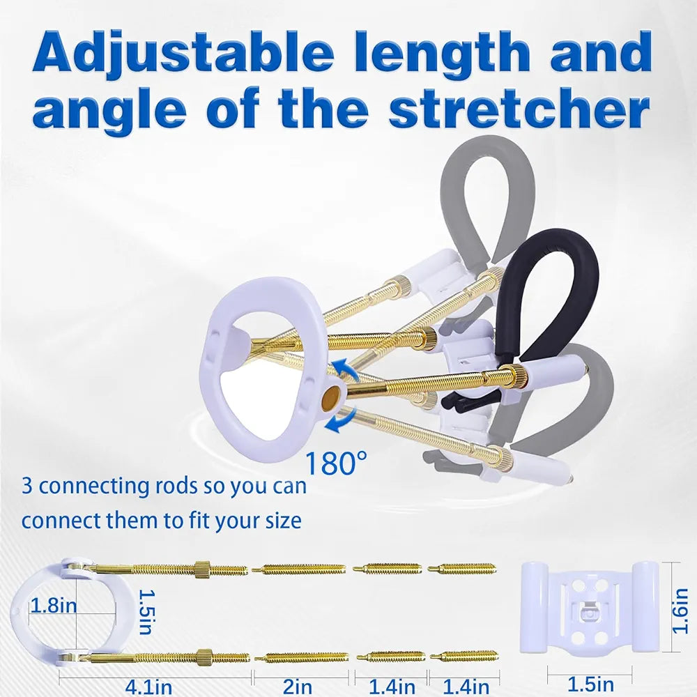 Adjustable Male Penis Traction Training and Stretching Device Kit