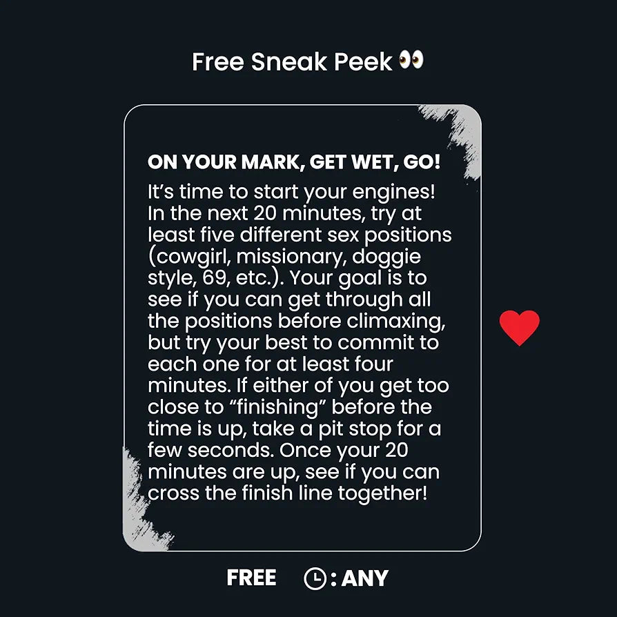 Romantic Scratch-Off Date Night Deck: 30 Intimate Games for Couples