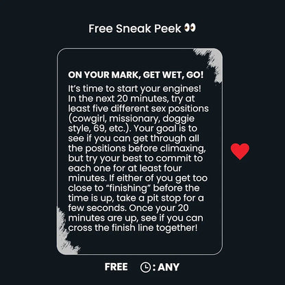 Romantic Scratch-Off Date Night Deck: 30 Intimate Games for Couples