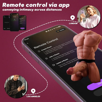 11LB Male Sex Doll with Video Recognition, Multifunctional Vibrating Thrusting Dildo, Detachable Huge Long Penis & Tight Anal Channel Torso Adult Sex Toy for Women and Gay Couples