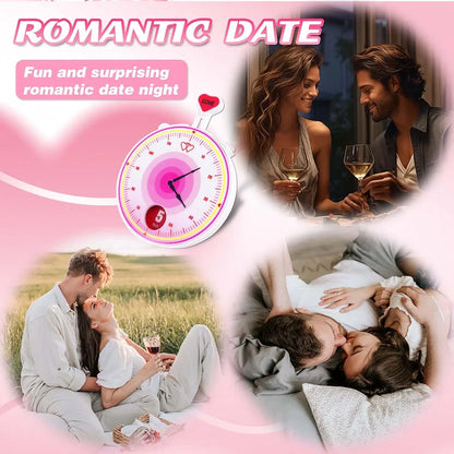 Interactive Date Night Decision Spinner for Couples - Romantic Game for Anniversaries and Valentine's Day