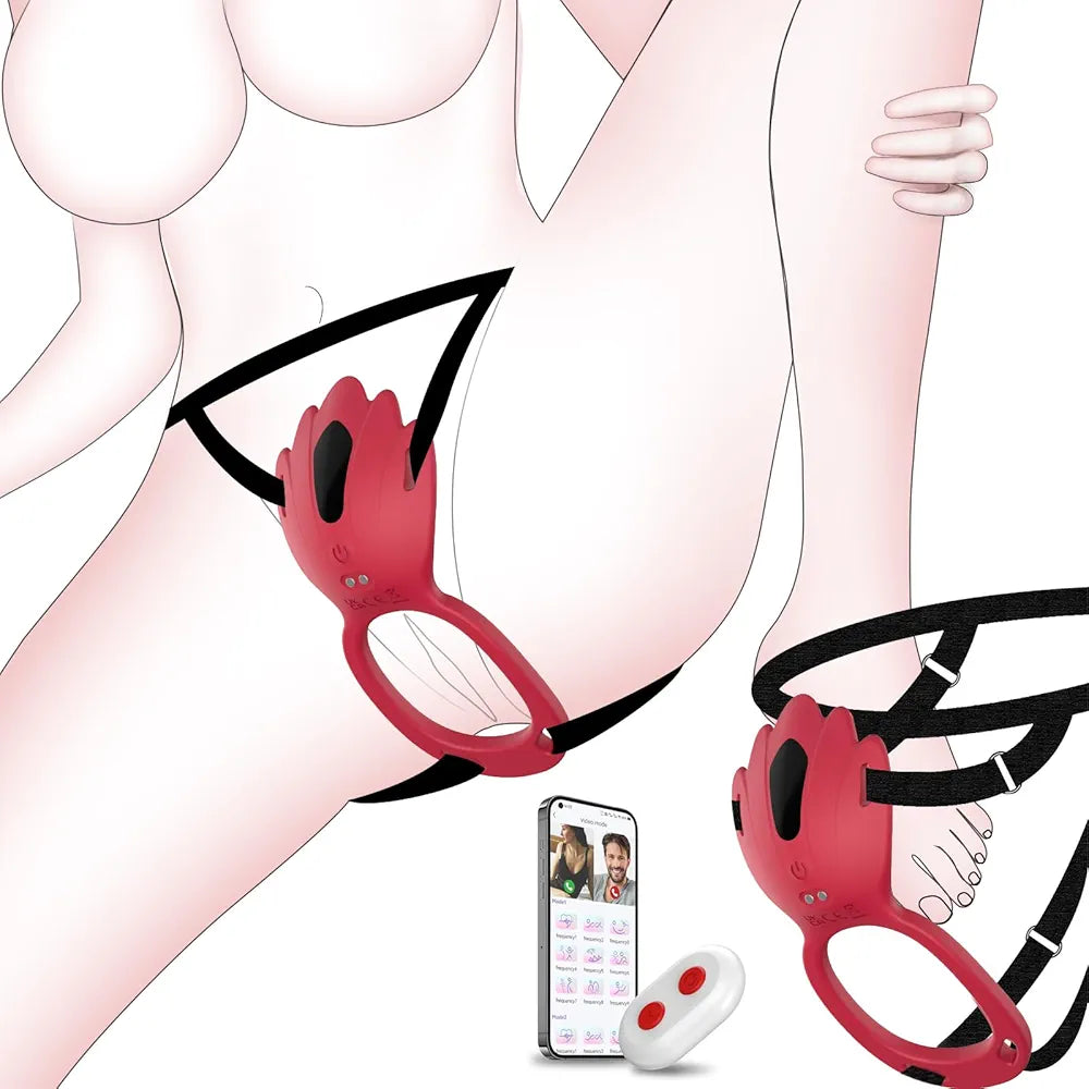 Remote-Controlled Wearable Panty Vibrator with App Connectivity and 9 Vibration Modes
