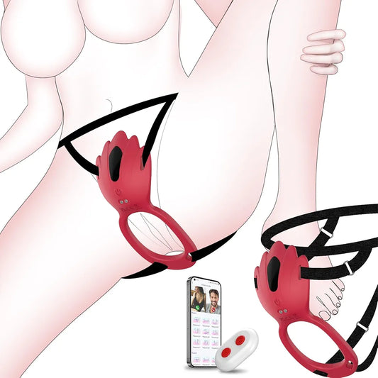 Remote-Controlled Wearable Panty Vibrator with App Connectivity and 9 Vibration Modes