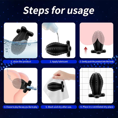 Hollow Vaginal and Anal Speculum Dilator - BDSM Enema and Intimate Wellness Toy for Adults