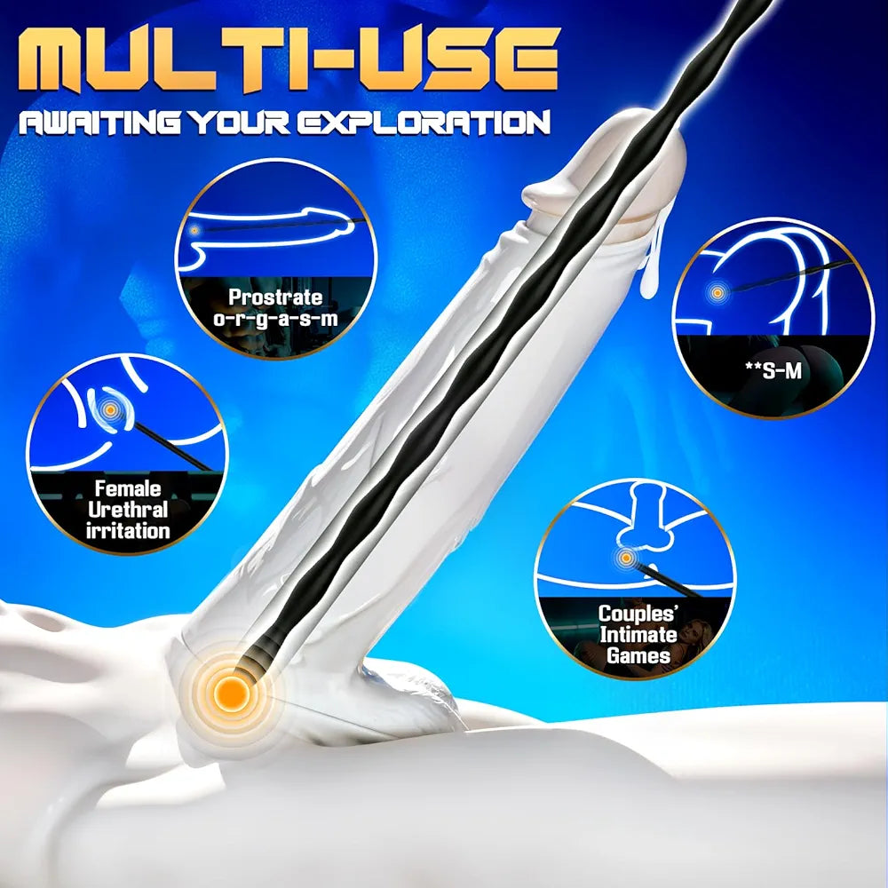 6-Piece Silicone Urethral Sounding and Dilation Training Kit for Men