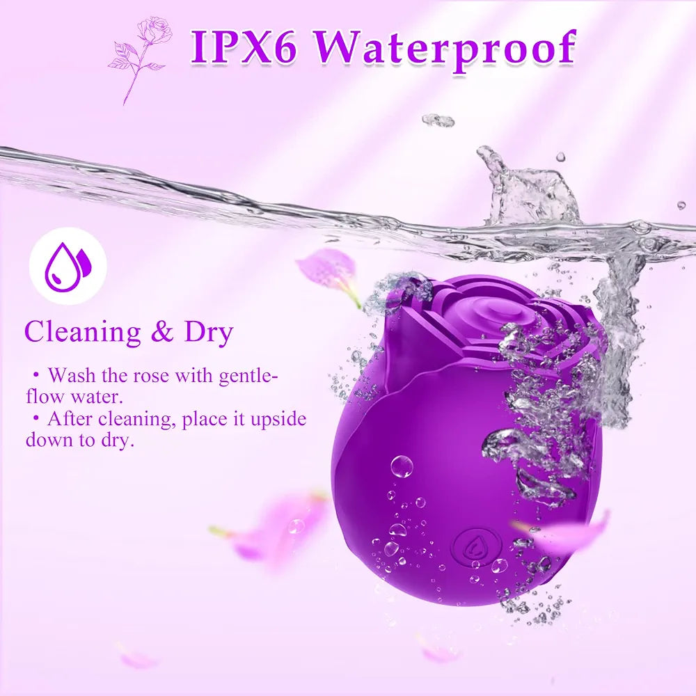 Vlatne 7-Mode Tapping Clitoral and Nipple Vibrator - Purple