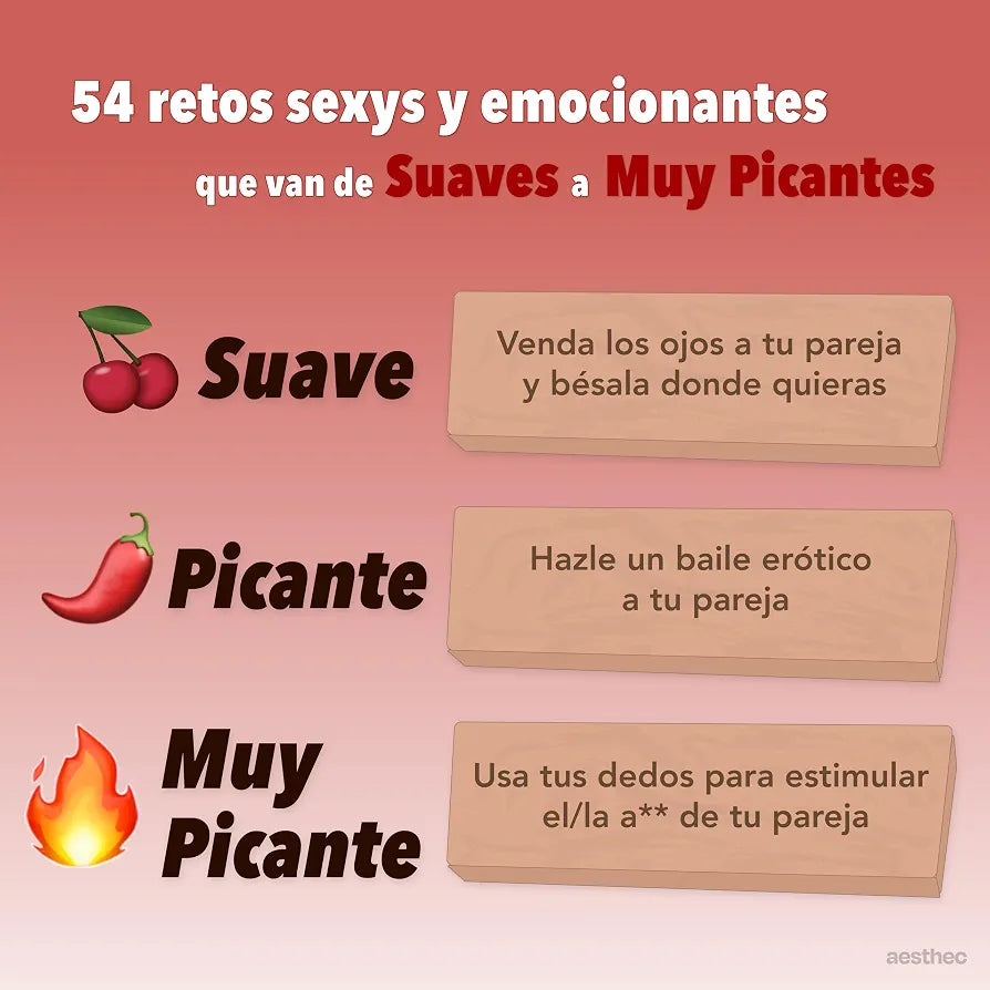 Spanish Edition Intimate Stacking Tower: 54 Romantic Challenges for Couples