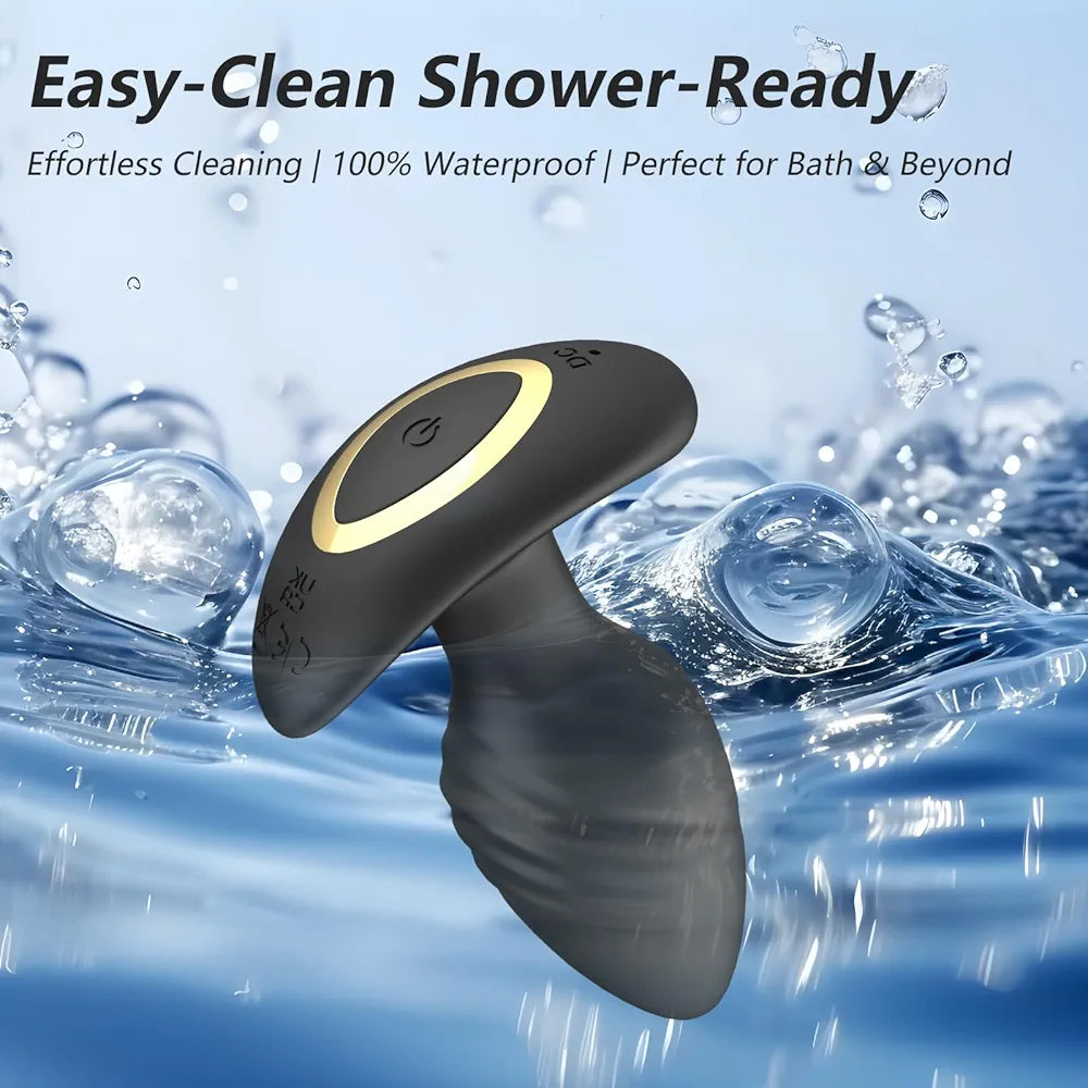 Smart App-Controlled 360-Degree Rotating Prostate Massager and Anal Stimulator