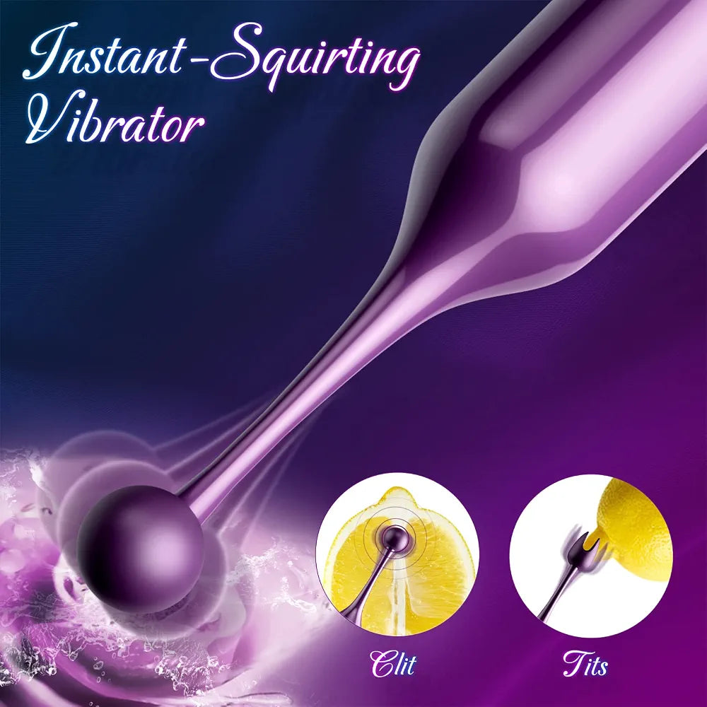 Rechargeable 10-Speed Precision Clitoral and Nipple Stimulator - Quiet Mini Bullet Vibrator