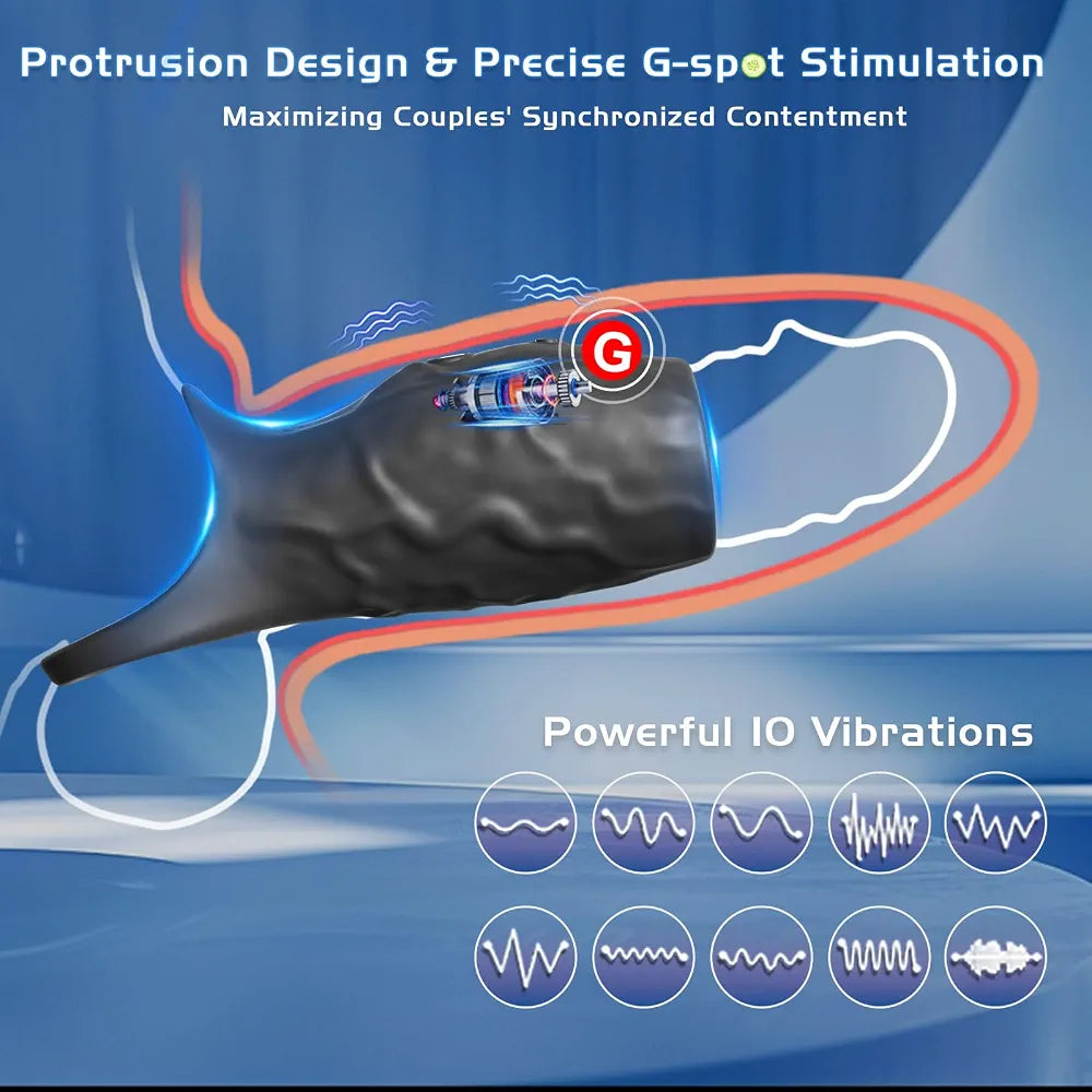 Premium Silicone Vibrating Penis Sleeve and Cock Ring for Enhanced Stimulation