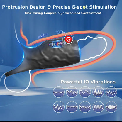 Premium Silicone Vibrating Penis Sleeve and Cock Ring for Enhanced Stimulation