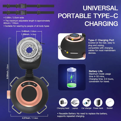 Upgraded Automatic Male Masturbator with Removable Belt and Adjustable Penis Pump - 9 Thrusting & Vibrating Modes, Remote Control, Hands-Free Sex Machine for Men