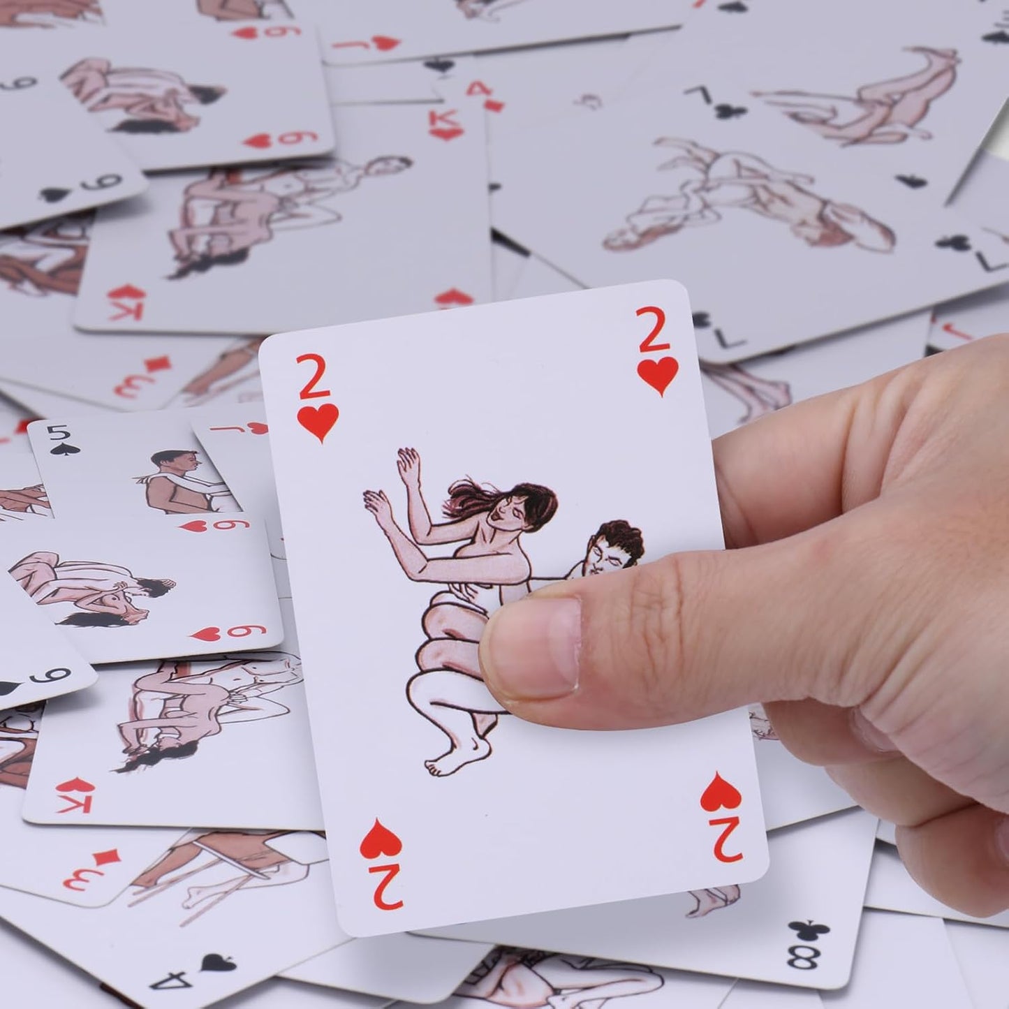 Spicy Couples Date Night Card Game: 54 Romantic and Playful Position Challenges