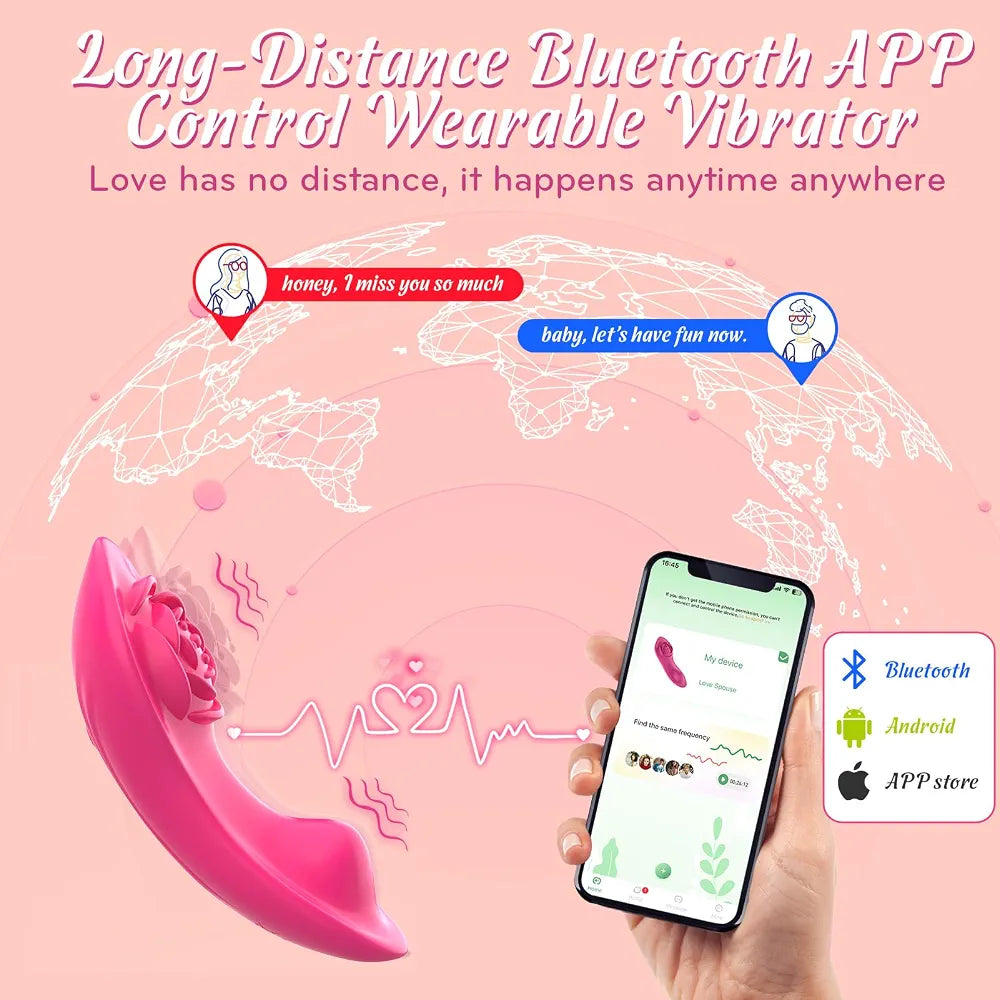 Premium 3-in-1 App-Controlled Wearable Panty Vibrator for Women and Couples with 20 Vibration Modes