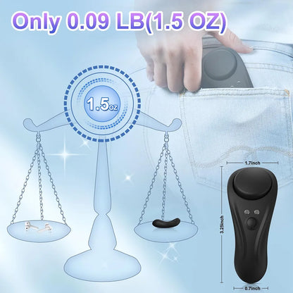 Butterfly Wearable Clitoral Vibrator with Remote Control, Magnetic Closure, and 7 Whisper-Quiet Vibration Modes