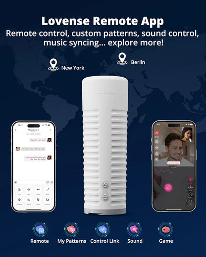 Lovense Max 2 Automatic Male Masturbator with 360-Degree Contractions and Vibration