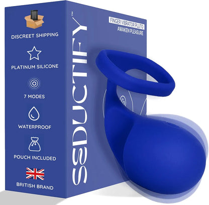 SEDUCTIFY Platinum Silicone Mini G-Spot Vibrator - 7 Modes, Waterproof & Travel-Friendly