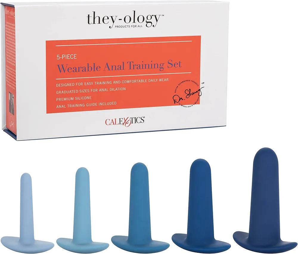 CalExotics 5-Piece Progressive Anal Training Kit with Wearable Plugs