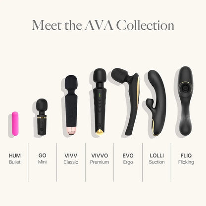 Ava Mini Bullet Clitoral and G-Spot Vibrator - Discreet Personal Massager for Women