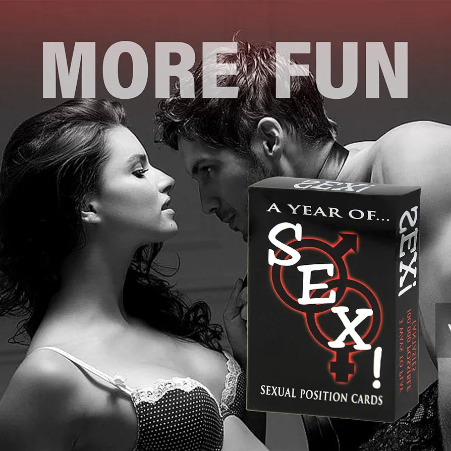 Intimate Couples' Activity Deck: Illustrated Bedroom Positions and Date Night Games