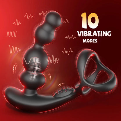 Zenvester Prostate Massager and Anal Vibrator with Remote Control