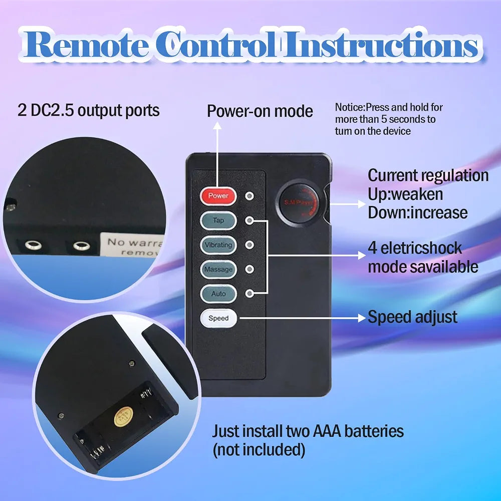 Adjustable Electric Vibrating Nipple and Clitoral Stimulation Clamps for BDSM Play
