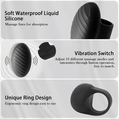 Rechargeable Silicone Mini Finger Vibrator for Facial Massage and Body Relaxation
